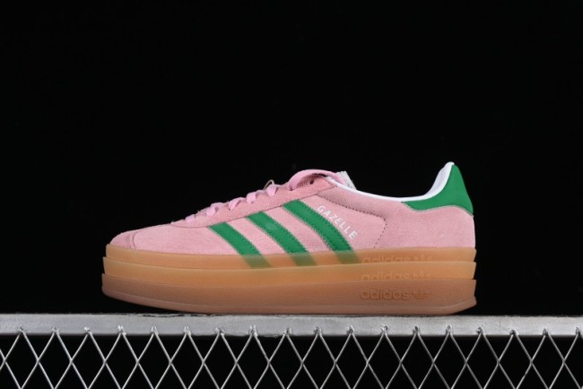 Adidas Originals Gazelle Bold IE0420 Low-Top Sneakers with Thick Sole for Casual Wear - IE0420 1