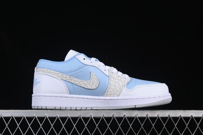 Nike Air Jordan 1 Low  True Blue  Basketball Shoes - IB7692-400