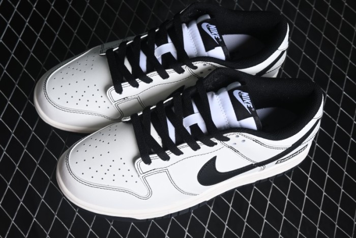 Nike Dunk Low Retro Panda Oxidized Vintage High Street Casual Sneakers - DD1391-100