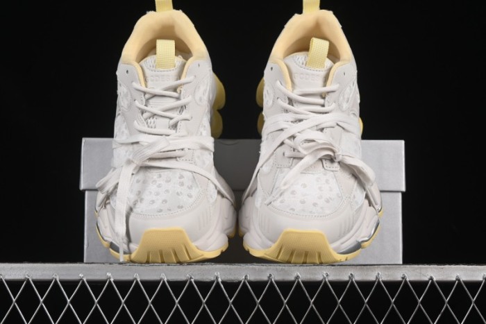 GG-CC Star Same Style Lace-up Hollow Out Dad Shoes with 5cm Height Increasing Sole - G25U9988