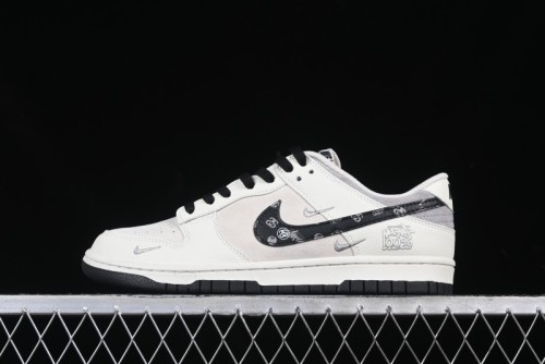 Nike SB Dunk Low Stussy Anniversary Custom Low-Top Casual Skate Shoes - DJ2024-055