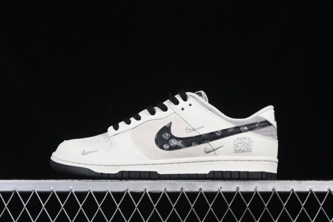 Nike SB Dunk Low Stussy Anniversary Custom Low-Top Casual Skate Shoes - DJ2024-055