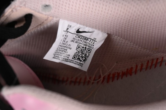 Nike Air Force 1 '07 Low Casual Sneakers with Anime-inspired Peach Pink Spray Design - CW2288-111