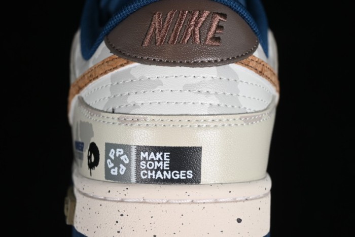 Nike SB Dunk Low Panda Prank Pioneer Knight Survival Beige Brown SB Strap Low Top Casual Skate Shoes - DD1391-400 1