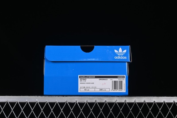 Adidas Originals Gazelle Indoor Retro Casual Anti-Slip Wear-Resistant Low-Top Skate Shoes - IG1643