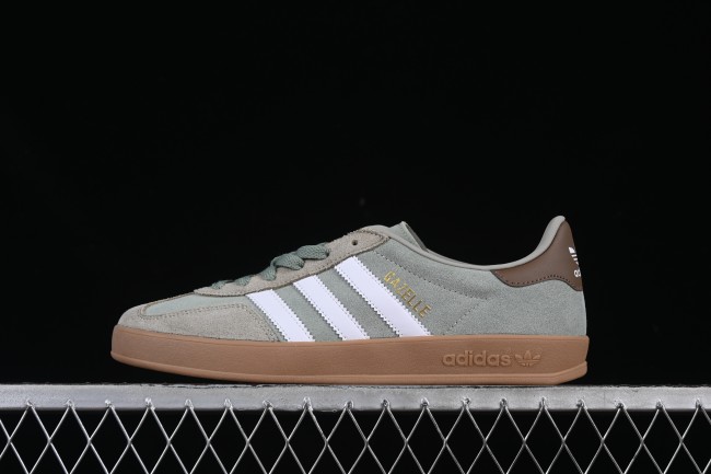Adidas Originals Gazelle Indoor JI3526 Retro Casual Slip-Resistant Wear-Resistant Low-Top Sneakers - JI3526