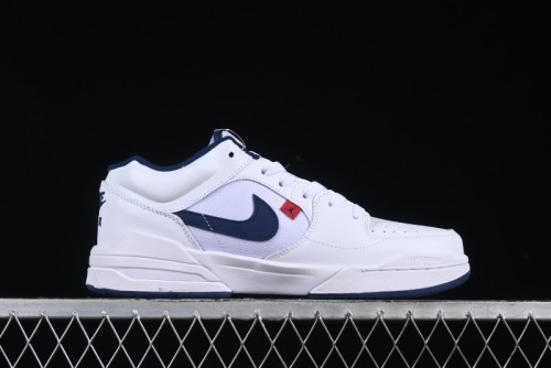 Nike Air Jordan Stadium 90 AJ Casual Sneakers with Midfoot Mesh Panels and Shark Tooth Design - HJ4406-100