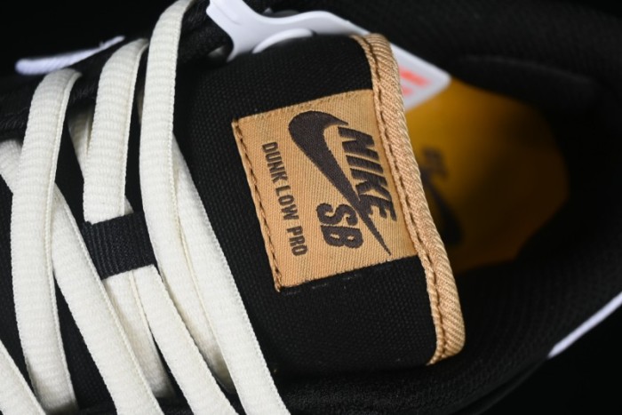 Nike SB Dunk Low Premium Skateboarding Shoes in Black and White - FN5880-001