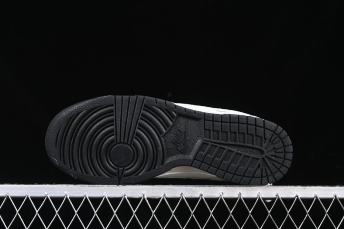 Nike SB Dunk Low Stussy Collaboration Zebra Black White Swoosh Anniversary Custom Low-Top Casual Skate Shoes - DJ2024-060