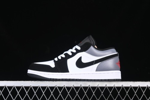 Nike Air Jordan 1 Low AJ1 Grey White Black Swoosh Casual Sneakers - HF3148-106