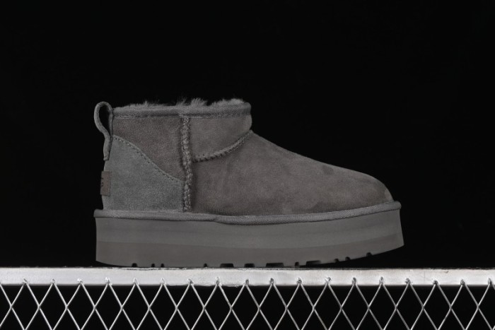 UGG Classic Ultra Mini Platform 3CM Wool Blend Mini Short Boots - 1135092
