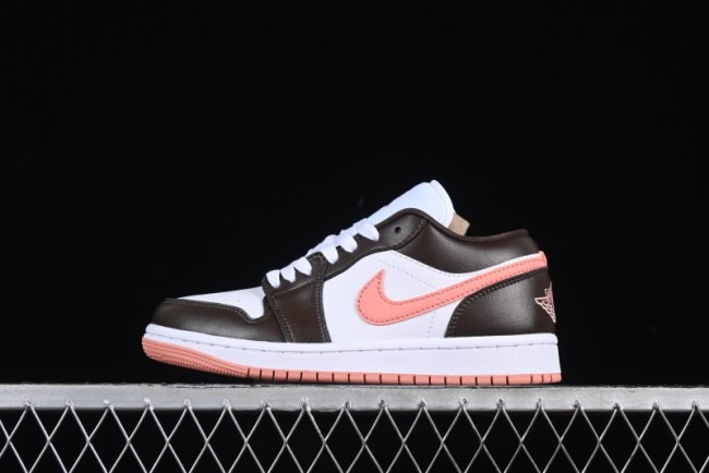 Nike Air Jordan 1 Low AJ1 Mocha Pink Casual Lifestyle Sneakers - DC0774-182