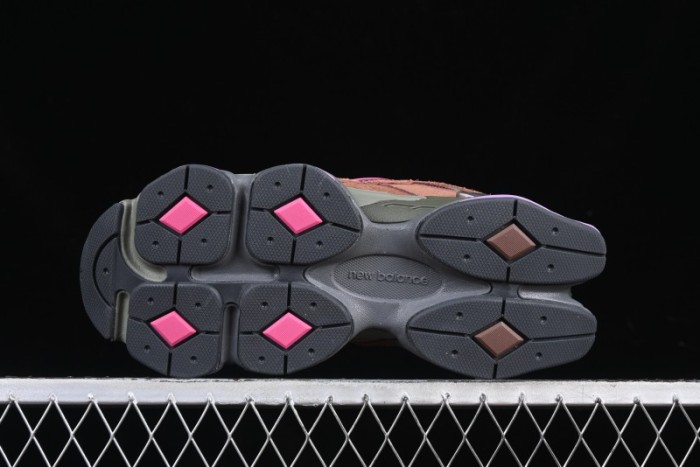 New Balance 9060 Retro Casual Running Shoes with ABZORB Cushioning Technology - U9060BUR