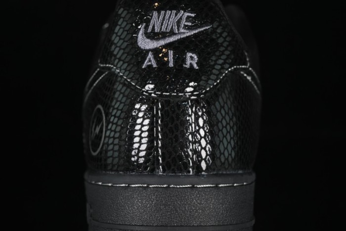 Nike Air Force 1'07 Low Lightning Collaboration Black Snake Scale Casual Sneakers - SC9207-529