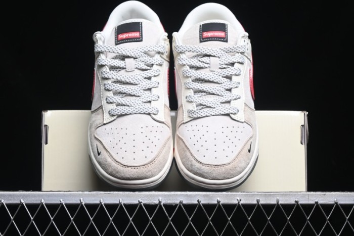 Nike SB Dunk Low Supreme Collaboration - Hello Kitty Anniversary Customized Low-Top Casual Sneakers - XY1688-018