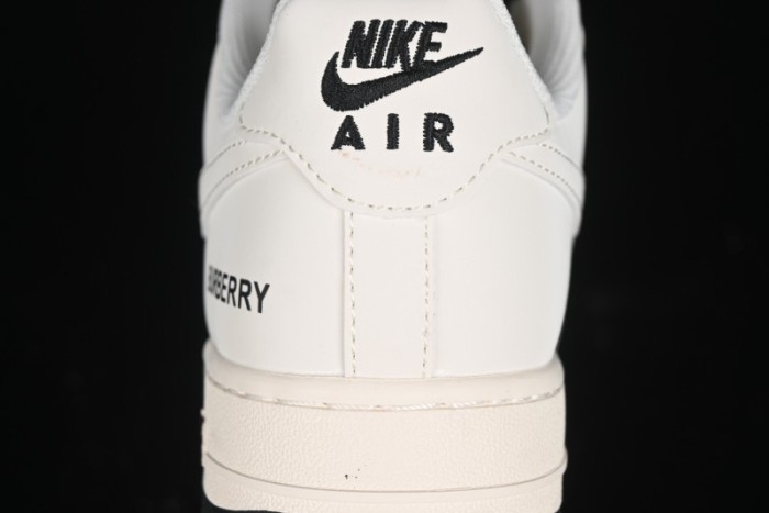 Nike Air Force 1 '07 Low Burberry Collaboration - Black White Patchwork Casual Sneakers - BB8588-227