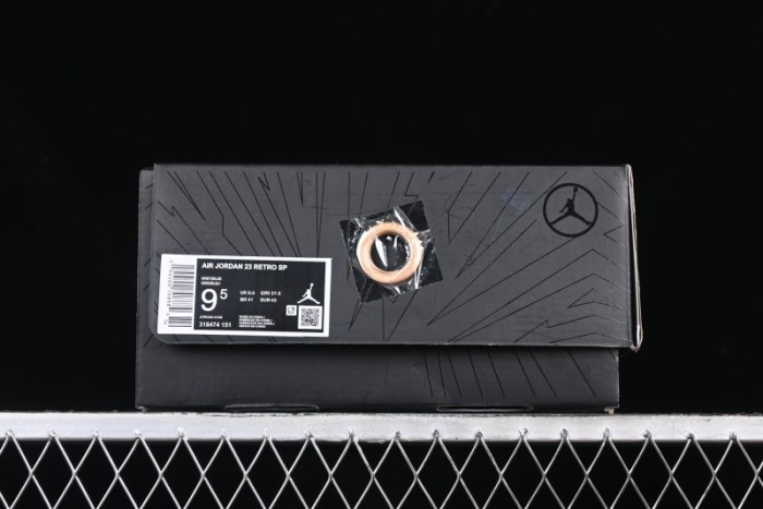 Nike Air Jordan 23 AJ23 Mid Retro Casual Sneakers with Visible Air Cushion - 318474-151