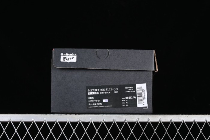 Onitsuka Tiger Mexico 66 Low-Top Canvas Casual Running Shoes - 1183B772-101 1