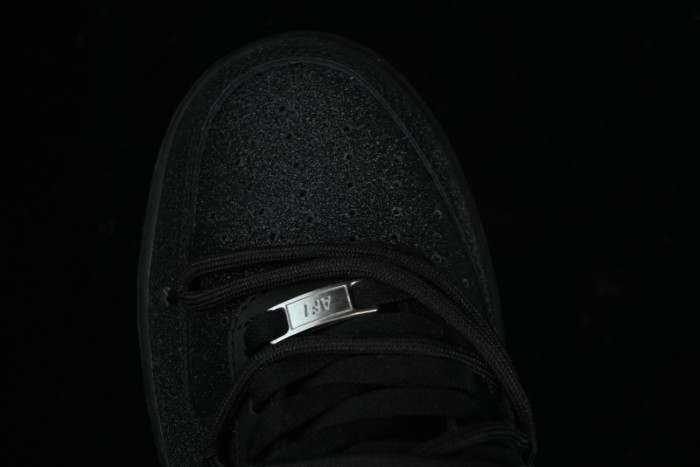 Nike Air Force 1 '07 Low Cleanfit Custom Official Bestseller Black Blue Starry Sky Full Diamond Casual Sneakers - ZH0316-042