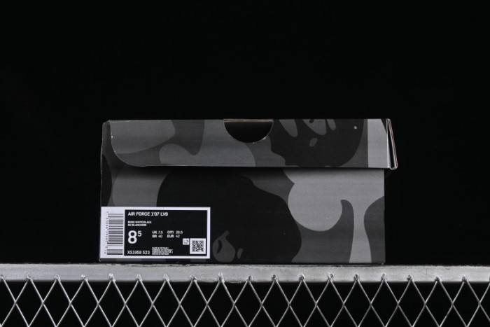 Nike Air Force 1 '07 Low Bape Collaboration Dual Camo Print Casual Sneakers - XS1958-523