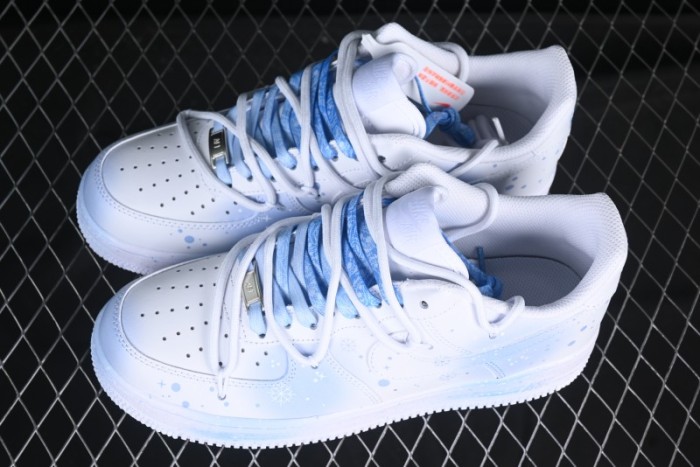 Nike Air Force 1 '07 Low Snow Tie-Dye Casual Sneakers with Lace-Up Closure - ZH0316-057