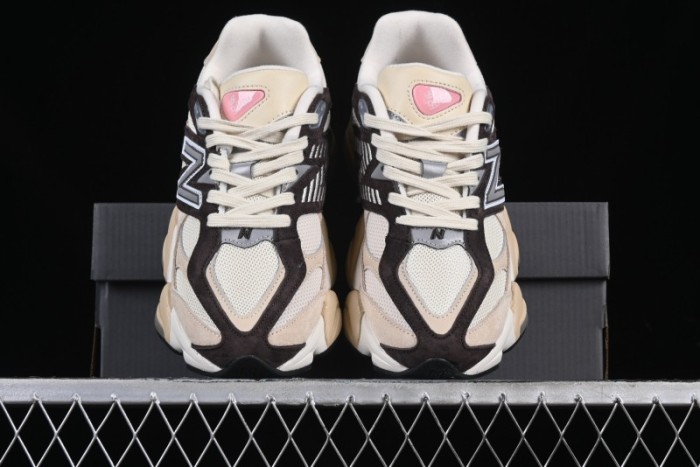 New Balance NB9060 Series Retro Casual Running Shoes with ABZORB Cushioning - U9060FLP