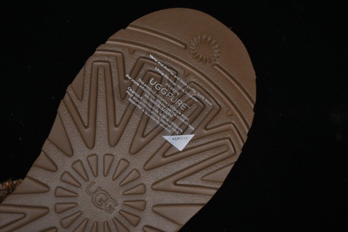 UGG Classic Ultra Mini Mel Dual Color Lace-Up Low-Top Casual Shoes - 1144032