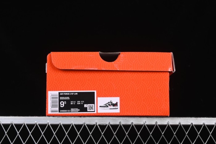 Nike Air Force 1 '07 Low Stussy Year of the Snake Limited Edition Black Snake Print Drawstring Casual Sneakers - DM6688-013