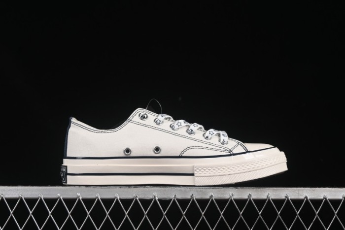 Converse Noritake x Chuck Taylor All Star 1970s Low Top Canvas Sneakers with Hand-Drawn Elements - A15788C
