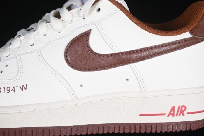 Nike Air Force 1 '07 Low Casual Sneakers with Full-Length Air Cushion - HQ7027-100
