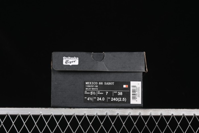 Onitsuka Tiger Mexico 66 Sabot Slip-On Sneakers with Breathable Mesh Upper - 1183A707-106