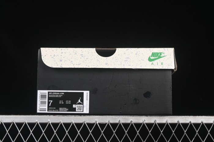 Nike Air Jordan 4 Remastered Sneakers in Black Grey White - HV5184-010