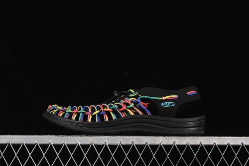 Keen Uneek Flat-M Woven Elastic Strap Outdoor Water Sports Sandals - 1025171