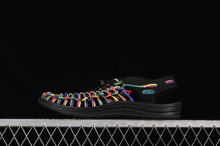 Keen Uneek Flat-M Woven Elastic Strap Outdoor Water Sports Sandals - 1025171