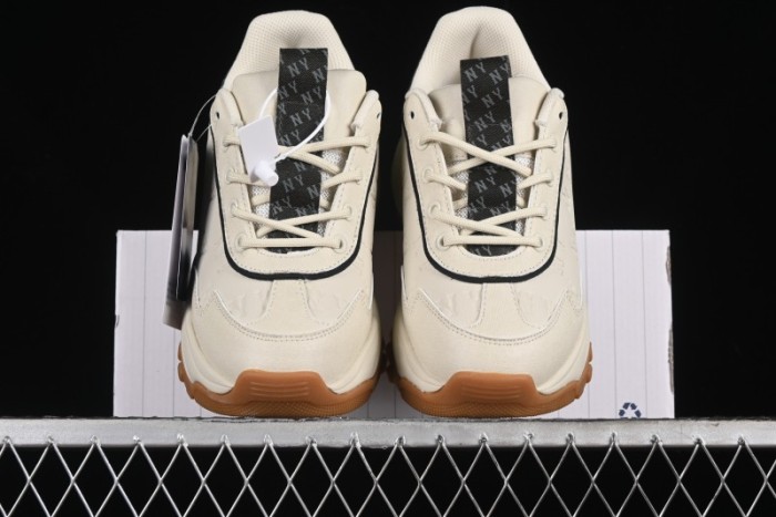 New York Yankees MLB Bigball Chunky Embo Monogram Thick Sole Sandals - 3ASHBEM4N50IVS