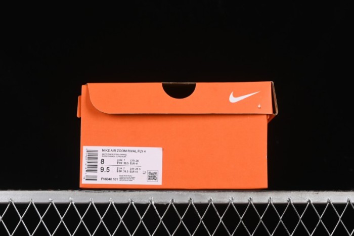 Nike Zoom Rival Fly 4 Lightweight Responsive Running Shoes with Flyknit and React Technology - FV6040-101