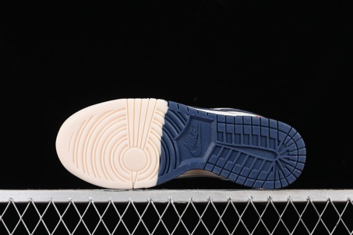 Nike SB Dunk Low Supreme Collaboration Anniversary Custom Low-Top Casual Skate Shoes - FC1688-142 1