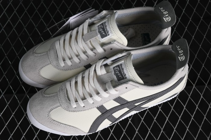 Onitsuka Tiger Mexico 66 Low-Top Leather Casual Running Shoes - 1183C076-100 1