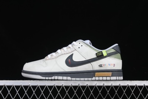 Nike Dunk Retro Low Grey Fog Panda Prank Mountain Theme Casual Sneakers - DD1391-103