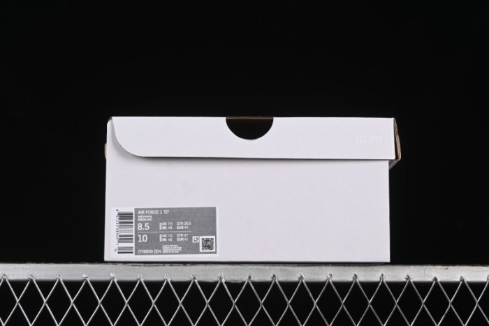 Nike Air Force 1 '07 Low Casual Sneakers with Anime-Inspired Light Gray Purple Spray Paint Design - DY8899-004