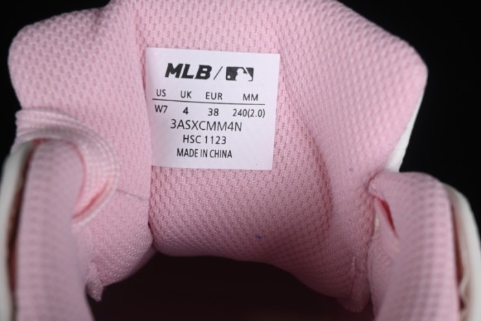 MLB NY Chunky Liner New York Yankees Velcro Print Logo Lightweight Platform Casual Sneakers - 3ASXCMM4N50PKS