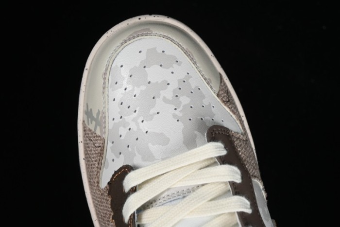 Nike SB Dunk Low Panda Prank Pioneer Knight Survival Beige Brown SB Strap Low Top Casual Skate Shoes - DD1391-400 1