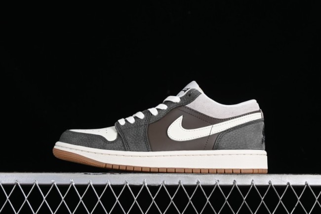 Nike Air Jordan 1 Low  Snkrs Day  Casual Sneakers with Grey Toe Design - FD0399-004 1