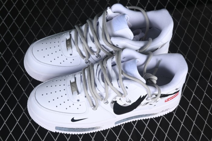 Supreme x Nike Air Force 1 '07 Low  Box Logo  Casual Sneakers - UP1658-955