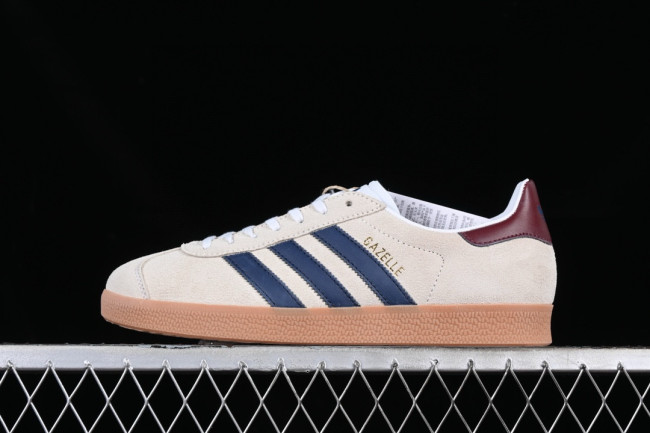 Adidas Gazelle W IE0546 Low-Top Casual Slip-Resistant Wear-Resistant Skate Shoes