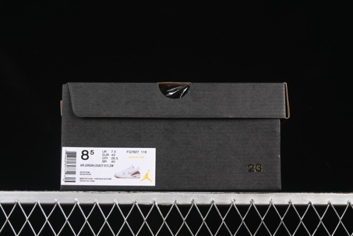 Nike Air Jordan Legacy 312 Low Retro Sneakers with Velcro Strap - FQ7827-116