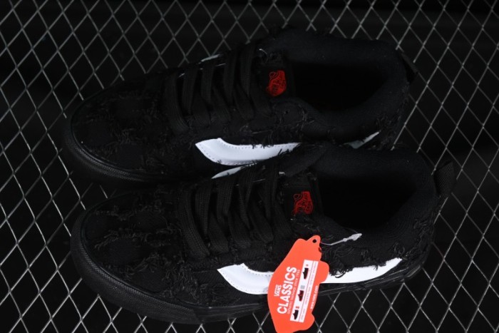 Vans Vault OG Era LX  Distressed Black  Premium Skate Sneakers