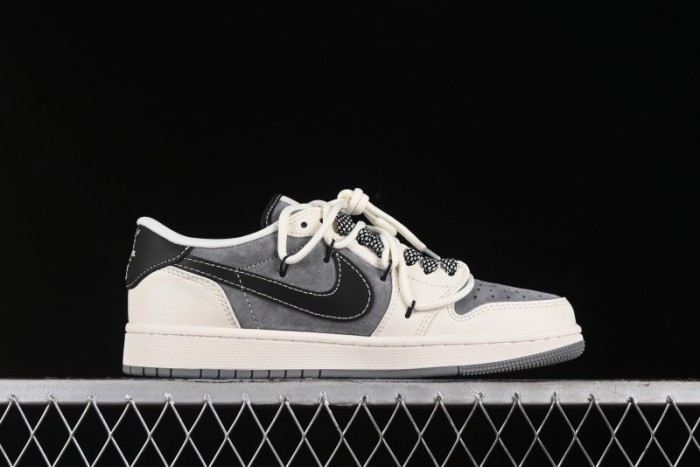 Nike Travis Scott x Fragment Design x Air Jordan 1 Low OG SP AJ1 Supreme Collaboration - SJ0086-132