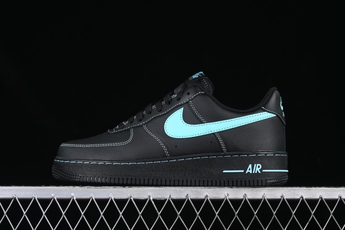 Nike Air Force 1 Low  Tiffany Blue  – Black & Aqua Classic