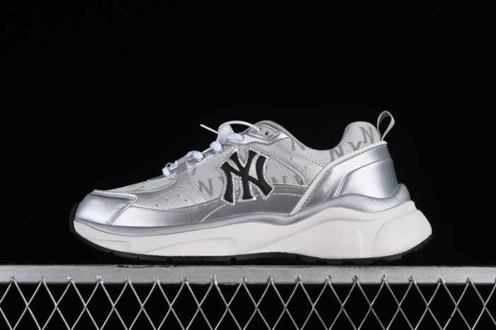 New York Yankees NY MLB Fast Ball Classic Monogram 24SS Retro Casual Running Shoes - 3ARNFSB4N50SS